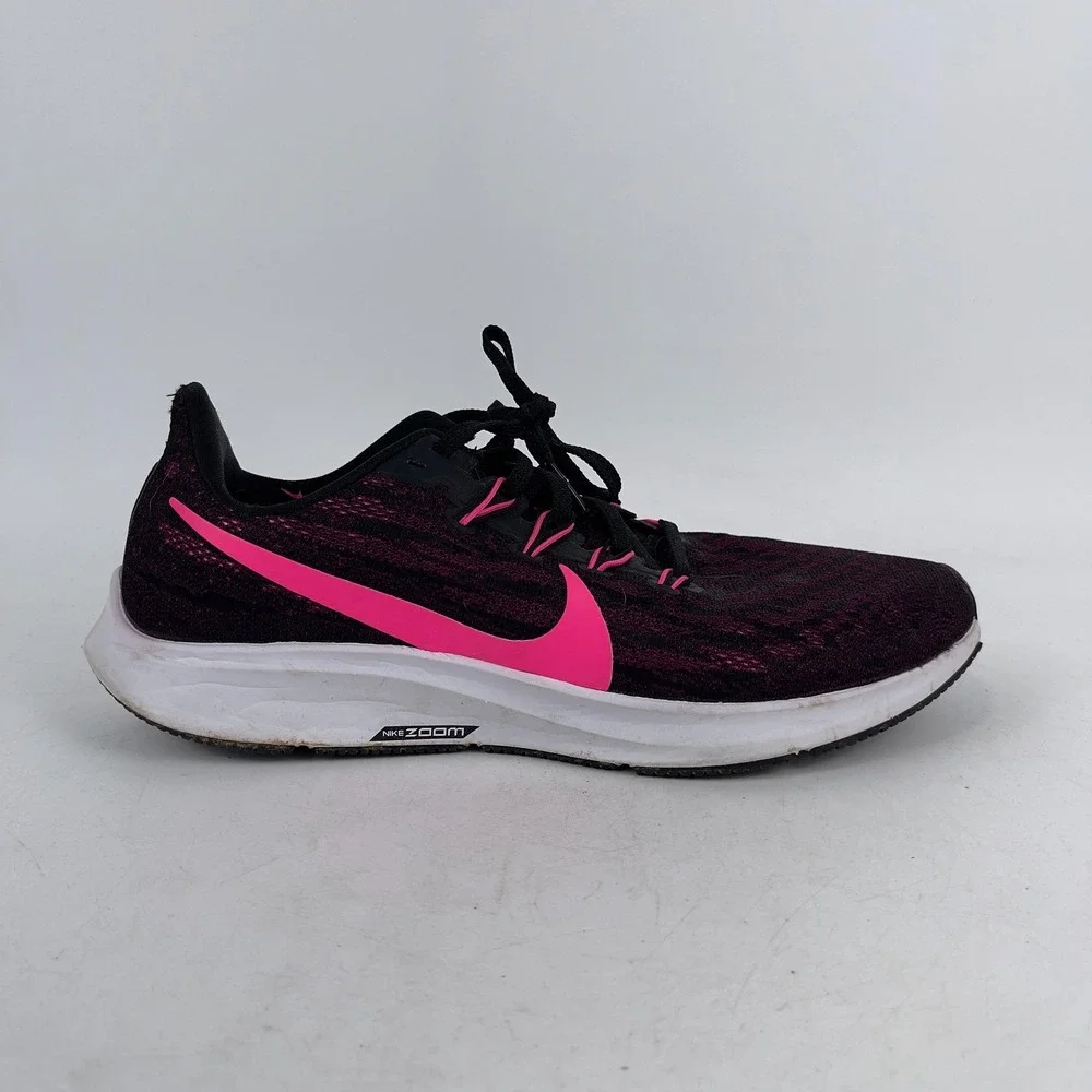Nike Air Zoom Pegasus 36‎ Women Running Shoes US 11 Pink Mesh Low Top AQ2210-009